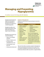 Managing and Preventing Hypoglycemia
